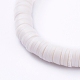 Bracciali elasticizzati fatti a mano in perle di argilla polimerica BJEW-JB05090-01-4