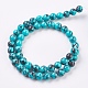 Chapelets de perles en turquoise synthétique TURQ-P028-01-8mm-3