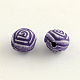 Perles de fleurs acryliques de style artisanal MACR-Q157-M33-2