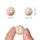 Perle di legno non finite naturali WOOD-S651-16mm-LF-2