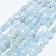 Natürliche Aquamarin Perlen Stränge&nbsp;X-G-K203-46-1