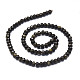 Chapelets de perles en obsidienne dorée naturelle G-E569-I02-2