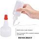 BENECREAT 12 Pack 4 Ounce(120ml) Plastic Squeeze Dispensing Bottles with Red Tip Caps - Good For Crafts DIY-BC0010-11-3