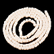Chapelets de perles en verre opaque de couleur unie X-GLAA-S178-10A-2