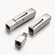 304 Stainless Steel Bayonet Clasps STAS-F037-01-2