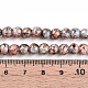 Chapelet de perles en verre baking paint&nbsp;DGLA-N003-6mm-B05-5