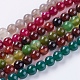 Chapelets de perles d'agate naturelle G-G583-8mm-M-1