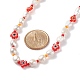 Set di collane di perle naturali NJEW-TA00018-6