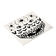 12Pcs 12 Style Luminous Halloween Horror Removable Temporary Tattoos Paper Face Stickers AJEW-G048-07-5