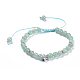 Adjustable Natural Green Aventurine Braided Bead Bracelets BJEW-JB04422-03-1