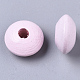Perles en bois de hêtre naturel teint WOOD-T015-43G-3