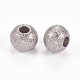 304 Stainless Steel Textured Beads STAS-I081-6mm-04P-2