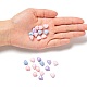 80pcs 4 couleurs perles acryliques opaques MACR-FS0001-02-6
