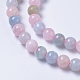 Chapelets de perles en morganite naturelle G-F568-223-6mm-3