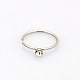 40Pcs 316L Surgical Stainless Steel Rhinestone Hoop Nose Rings AJEW-P001-01-2