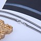 925 Sterling Silver Wheat Chains Necklaces NJEW-BB55681-J-4