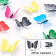 Arricraft 56 шт. 7 цвета ПВХ искусственная бабочка магнит на холодильник DIY-AR0001-66-5