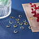 PandaHall Jewelry 180Pcs 6 Style Brass Leverback Earring Findings KK-PJ0001-19-4