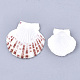 Natural Scallop Shell Beads SSHEL-S258-53-2