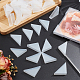 50 pièce de protection d'angle triangulaire en plastique&nbsp;FIND-NB0005-48C-7