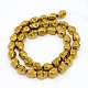 Electroplate Non-magnetic Synthetic Hematite Beads Strands G-J180-04-2