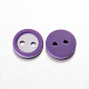 Resin 2-hole Buttons for Clothes Design BUTT-F044-07-1