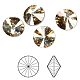 Cabujones de Diamante de imitación cristal austriaco X-1122-SS29-F001GSHA-1