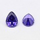 Cubic Zirconia Pointed Back Cabochons ZIRC-M006-8x6mm-3
