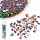Nbeads 336 pièce de perles de rocaille en verre de 2 tailles SEED-NB0001-96-1
