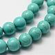Synthetic Howlite Bead Strand G-P228-04-14mm-3