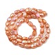 Chapelets de perles en verre imitation jade GLAA-P058-06A-04-2