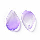 Transparent Spray Painted Glass Pendants GLAA-S190-014A-08-2