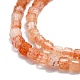 Chapelets de perles de sunstone naturelle naturelles G-P457-B01-17-2