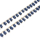 Chaînes de perles de verre faites à la main de 3.28 pied X-CHC-I006-16I-2