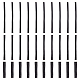 Superfindings 90 pz 3 pennelli per trucco in pe stile rete riutilizzabile protezione per pennelli per trucco nera rete elastica espandibile copertura in rete manica per protezione e modellatura dei pennelli da trucco lunga 6.3~20 cm AJEW-FH0003-18B-1