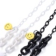 Personalisierte Acryl-Kabelketten-Halsketten NJEW-JN02886-3