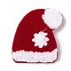 Christmas Hat Cloth Snap Hair Clips PHAR-G003-09-1