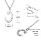 Ожерелья shegrace 925 из стерлингового серебра с инициалами JN899A-2