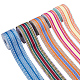 Wadorn 5 Uds 5 colores estilo bohemio cinta a rayas de poliéster OCOR-WR0001-07A-1