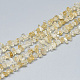 Chapelets de perles de citrine naturelle G-S315-36-1