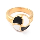Enamel Windmill Finger Ring for Women RJEW-L103-03-G-2