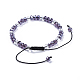 Adjustable Glass Braided Bead Bracelets BJEW-JB04421-02-3