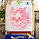 Шаблоны трафаретов для рисования на пластике домашних животных DIY-WH0244-147-5