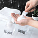 250ml詰め替え式petgプラスチック発泡石鹸ディスペンサー  PPプラスチックポンプを使って  シャワー用  液体石鹸  透明  14.4x7cm  容量：250ml（8.45液量オンス） TOOL-WH0080-43-2