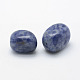 Perles de jaspe tache bleue naturelle G-H1462-06-2