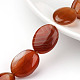 Oval Dyed Natural Agate Bead Strands G-L412-09-1