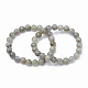 Labradorite naturelle bracelets extensibles de perles G-T104-29-1
