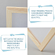 SUPERFINDINGS 3PCS Wood Paper Making Frame 30X20.1cm Screen Tools Blanched Almond Wooden Paper Making Ancient Rectangle Paper Making Moulds Frame for DIY Paper Craft DIY-WH0349-121C-3