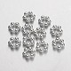 Alloy Daisy Spacer Beads X-TIBEB-LFH267Y-S-FF-2
