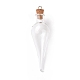 Larme verre bouteille de liège gros pendentifs AJEW-A041-01C-2